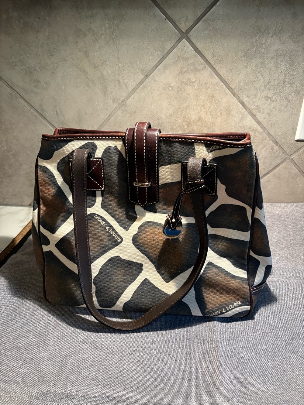 Dooney & Bourke Giraffe-Print Tote